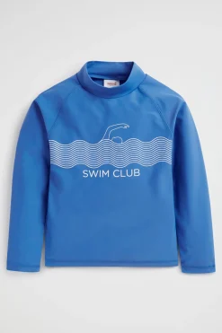 Seed Heritage Swimwear-Swim Club Rashvest Bluebell