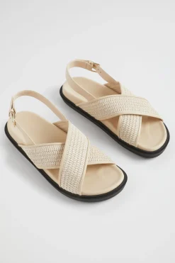 Seed Heritage Sandals & Thongs-Tara Footbed Sandal Stone