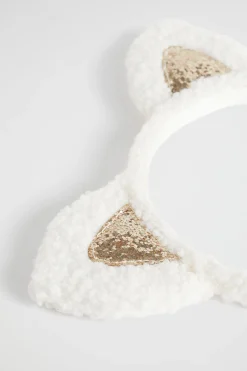 Seed Heritage Hair Accessories-Teddy Ears Headband Canvas