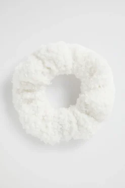 Seed Heritage Hair Accessories-Teddy Scrunchie Canvas