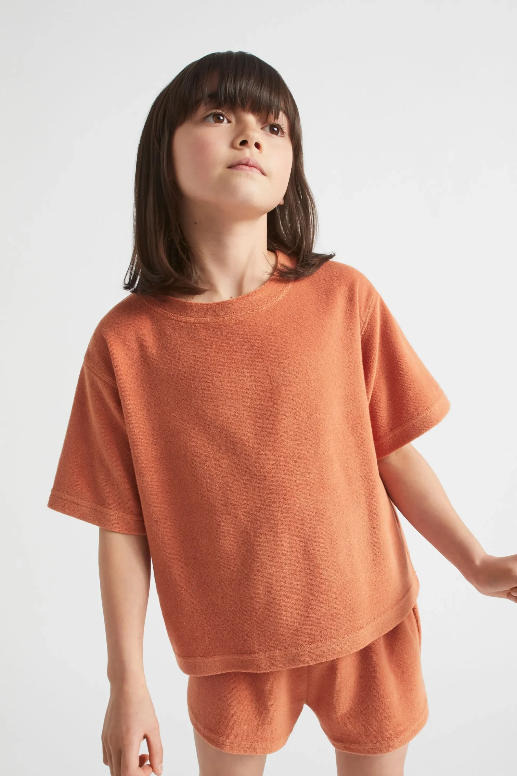 Seed Heritage T-Shirts & Tops-Terry Tee Cinnamon