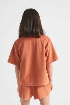 Seed Heritage T-Shirts & Tops-Terry Tee Cinnamon