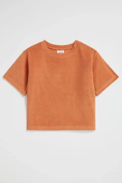 Seed Heritage T-Shirts & Tops-Terry Tee Cinnamon