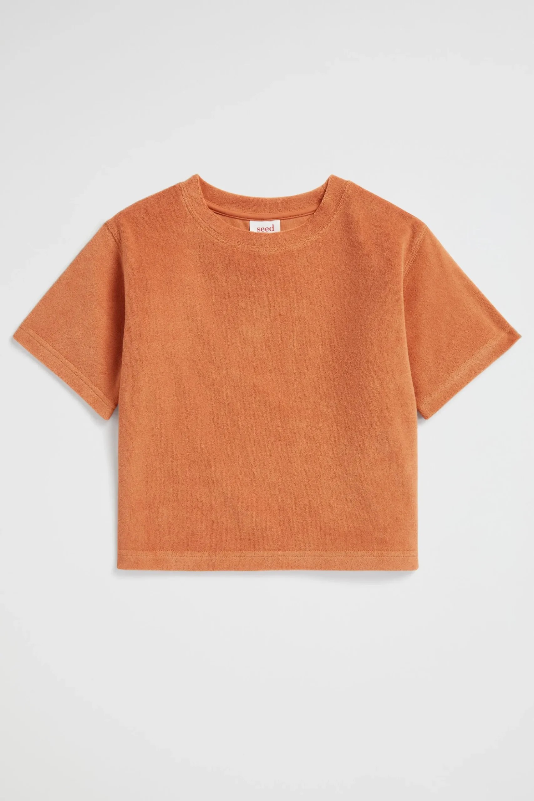 Seed Heritage T-Shirts & Tops-Terry Tee Cinnamon