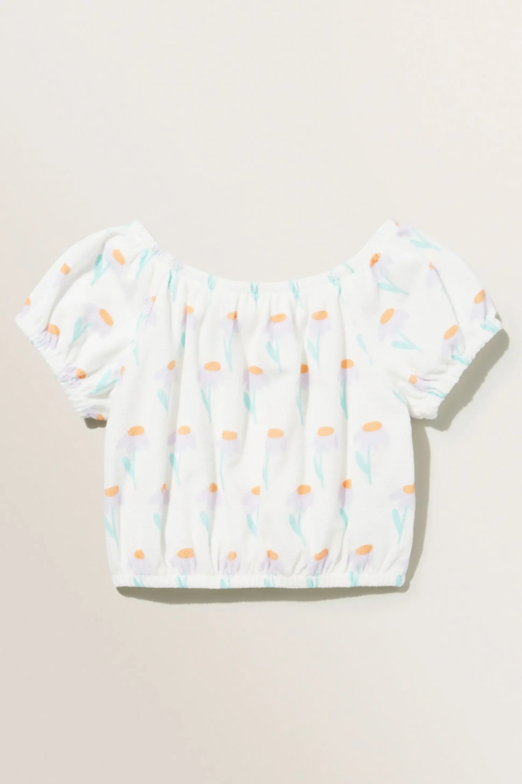 Seed Heritage T-Shirts & Tops-Terry Towel Top Vintage White
