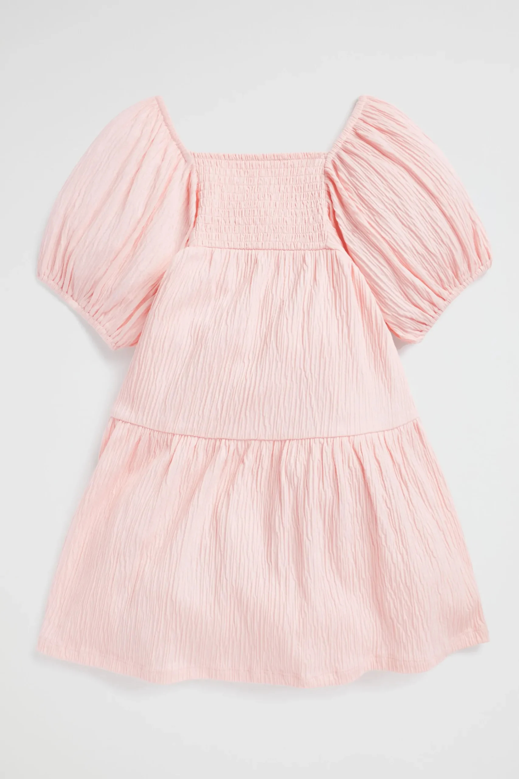 Seed Heritage Dresses-Textured Cotton Dress Dusty Rose