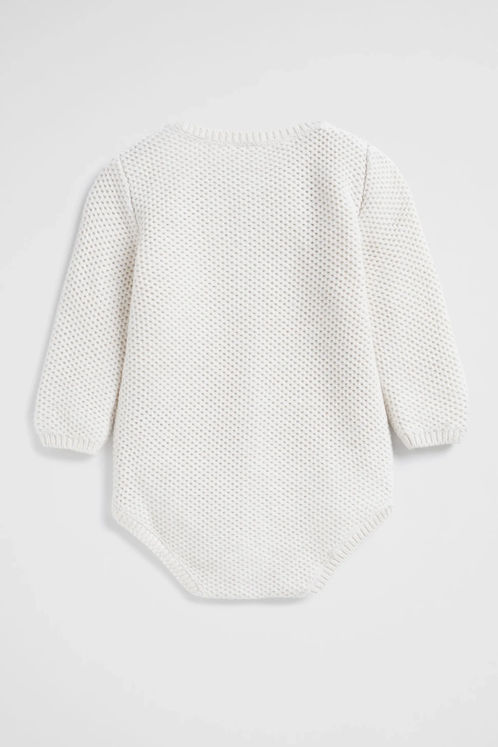 Seed Heritage Knitwear & Sweaters-Textured Knit Romper Snow Marle