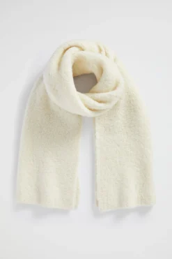 Seed Heritage Scarves & Kaftans-Textured Wrap Cloud Cream