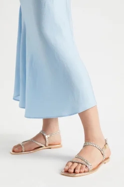 Seed Heritage Sandals & Thongs-Tonya Braid Sandal Soft Gold