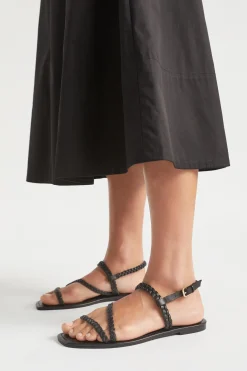Seed Heritage Sandals & Thongs-Tonya Braid Sandal Black