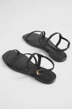 Seed Heritage Sandals & Thongs-Tonya Braid Sandal Black