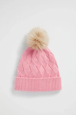 Seed Heritage Hats & Beanies & Caps-Twisted Cable Beanie Camelia