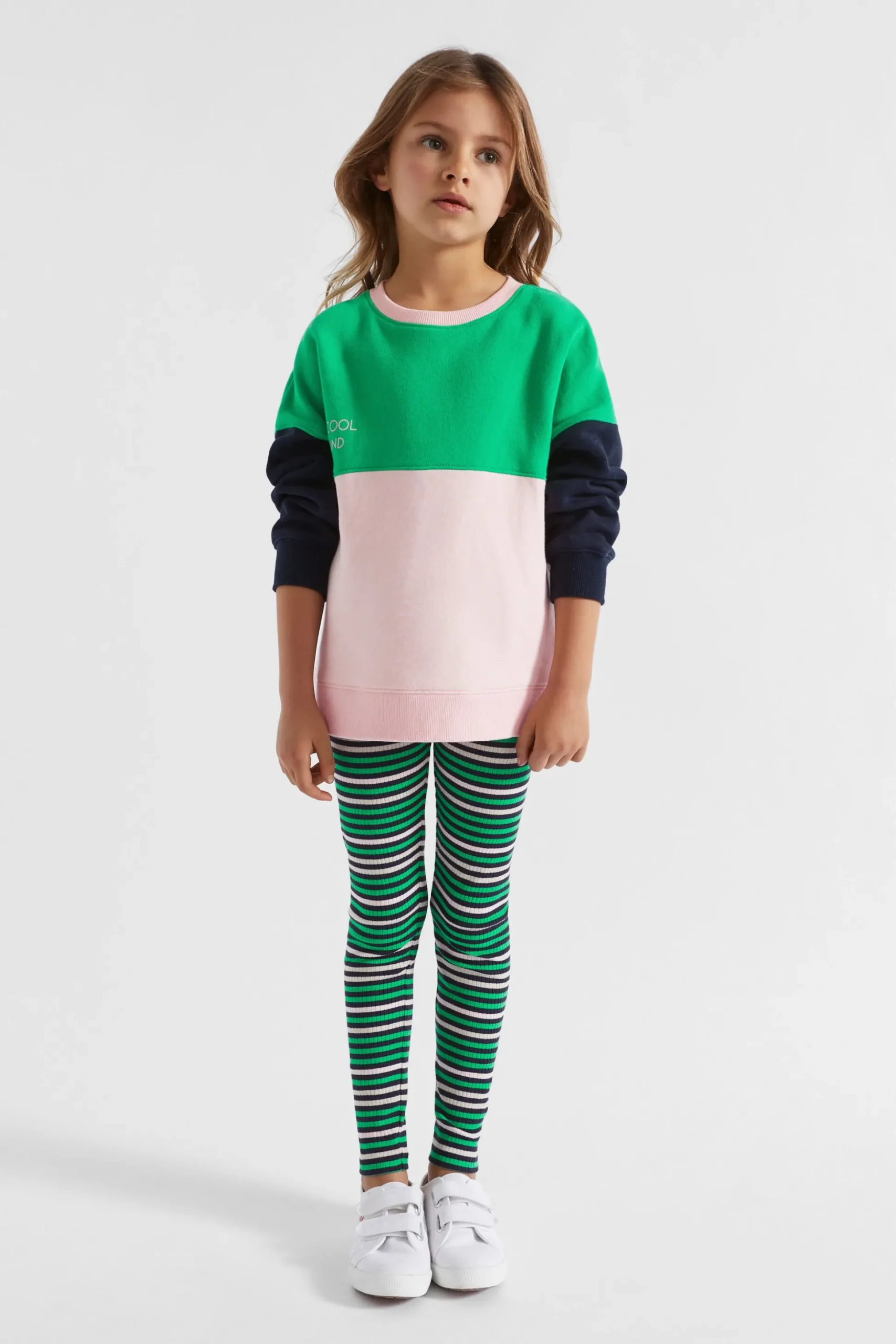 Seed Heritage Pants-Variegated Stripe Legging Midnight Multi