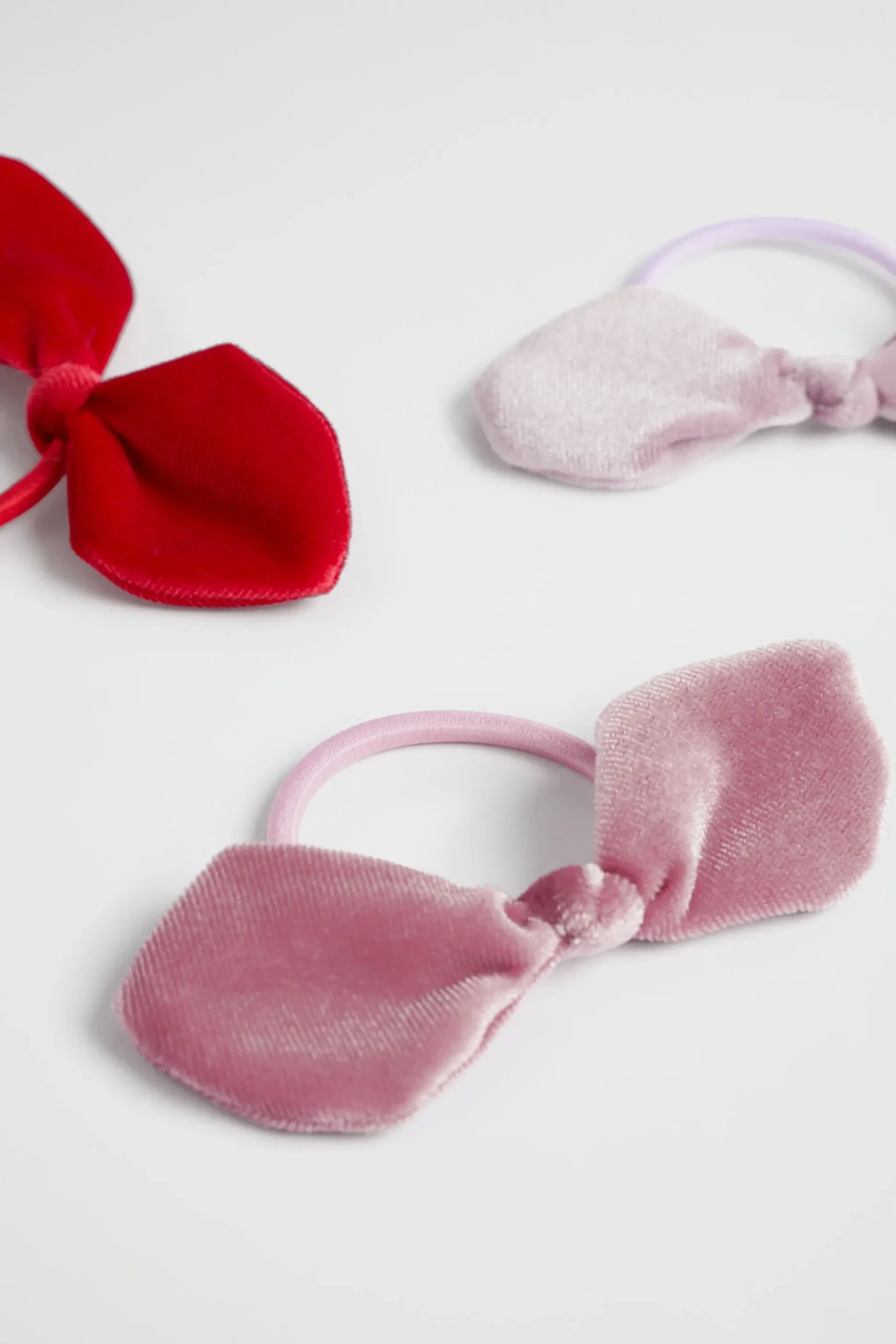 Seed Heritage Hair Accessories-Velvet Bow Elastic Pack Multi