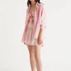 Seed Heritage Skirts-Voile Floral Mini Skirt Soft Orchid Floral