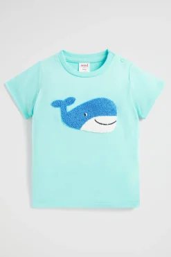 Seed Heritage T-Shirts & Tops-Whale Tee Island Green