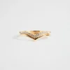 Seed Heritage Jewellery-Wishbone Ring Set Gold
