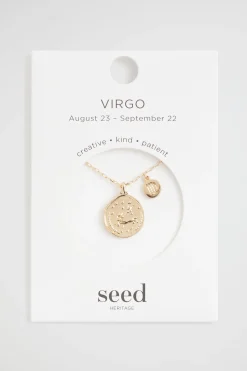Seed Heritage Jewellery-Zodiac Necklace Virgo