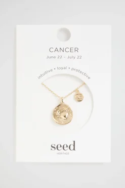 Seed Heritage Jewellery-Zodiac Necklace Cancer